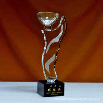 Premios y trofeos de nuevo estilo Crystal Glass Tennis (KS04085)
